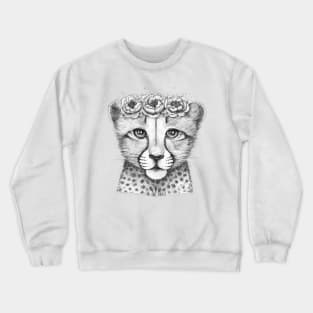 Cheetah cub Crewneck Sweatshirt